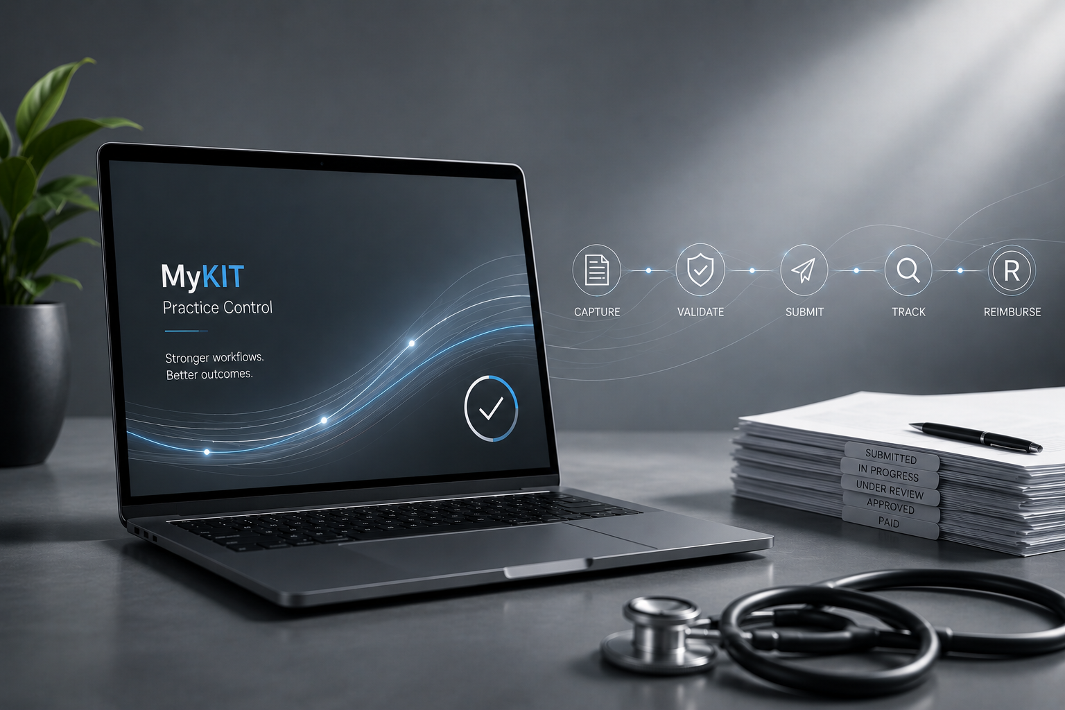 Electronic claims workflow and practice control support by esolutionprojects for South African healthcare practices.